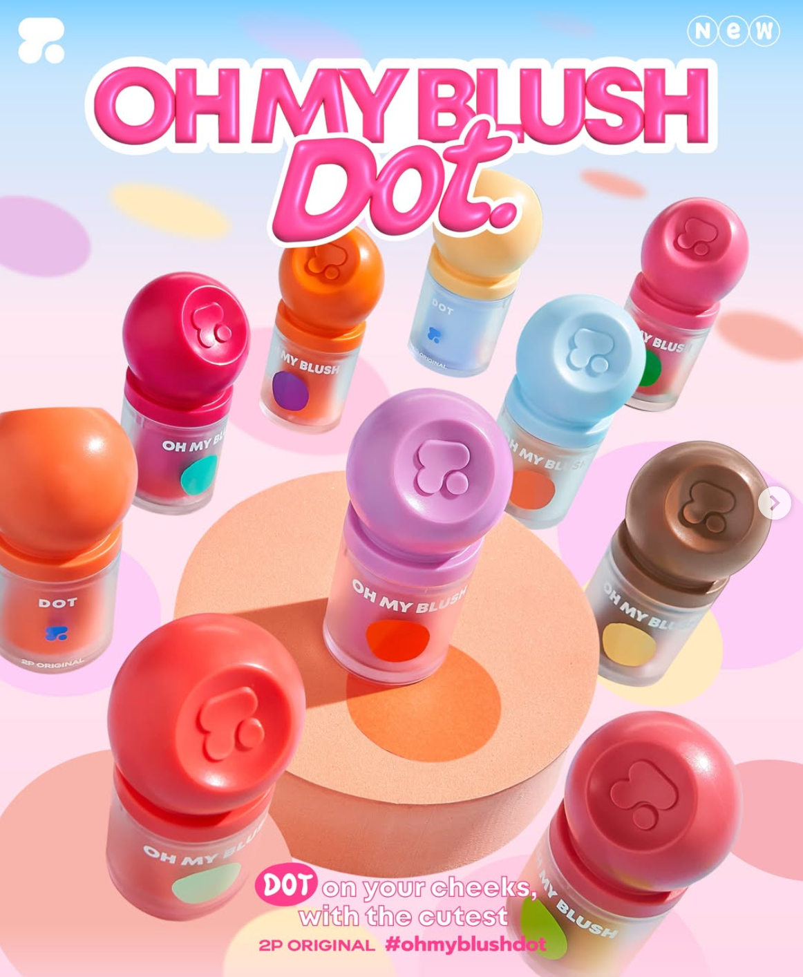 ๐ 2P Original - Oh My Blush Dot Stick