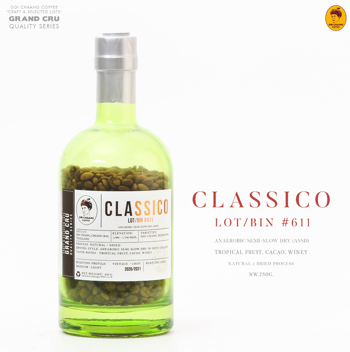 ☕Doi Chang Coffee CLASSICO Lot/Bin #611