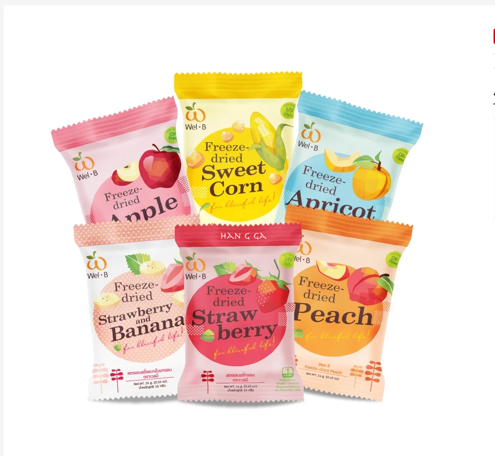 ๐๐ Wel-B Freeze-Dried Fruit Chips