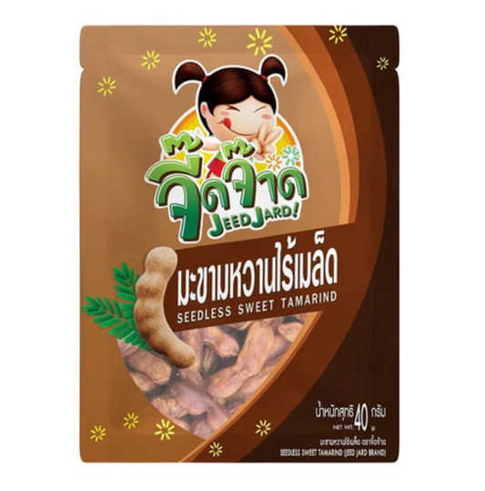🍯 JEED JARD Seedless Sweet Tamarind 40g x 6