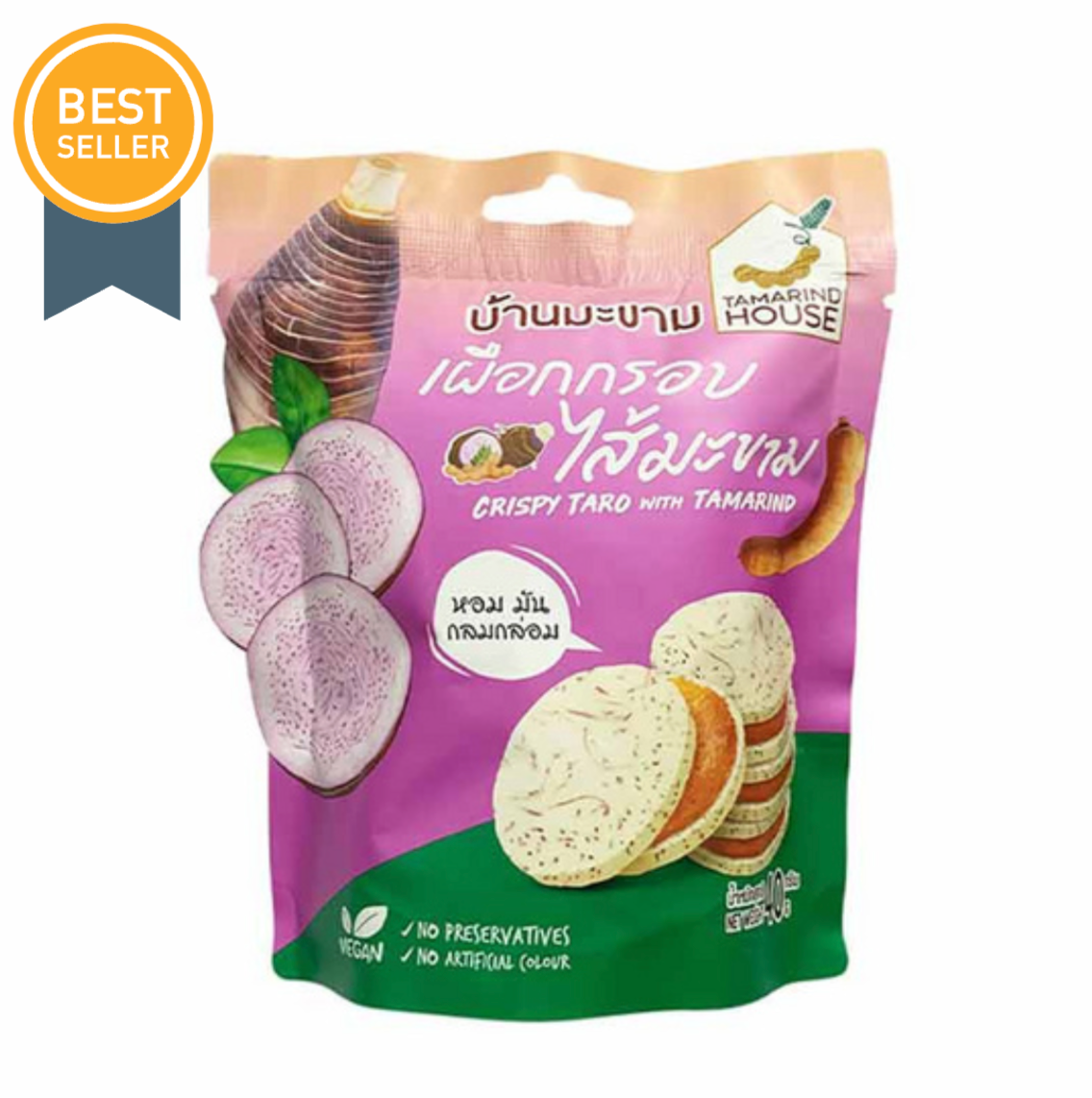 🍠 TAMARIND HOUSE Crispy Taro with Tamarind (Pack of 6)