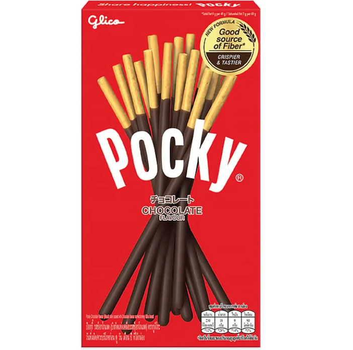 グリコ ポッキー チョコレート風味クリームでコーティングされたビスケットスティック