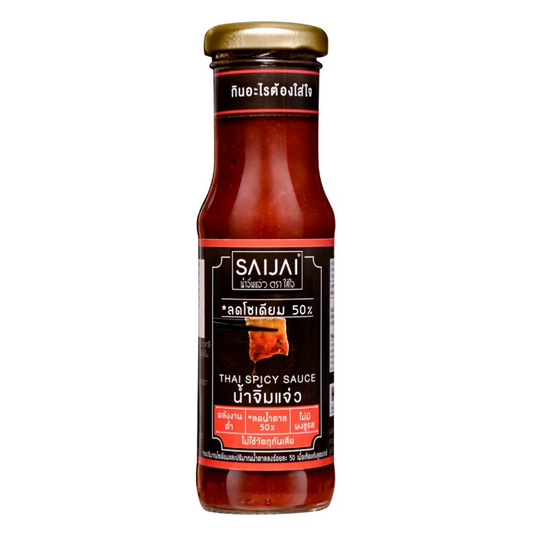 SAIJAI 50% Low Sodium Thai Spicy Sauce