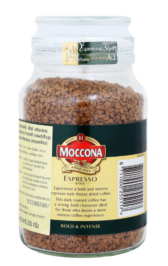 Moccona Espresso Style Instant Coffee Freeze Dried 200 g