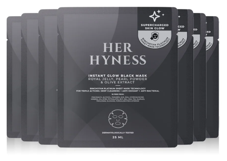 ๐ HER HYNESS Black Mask Series 7pcs box ๐