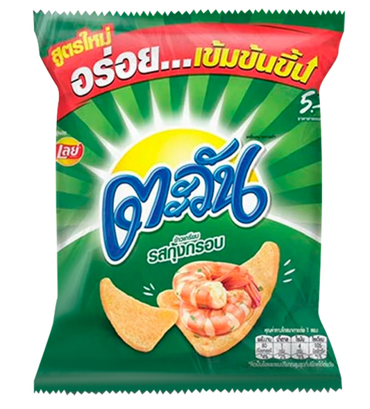 TAWAN Crispy Snack Crunchy Shrimp Flavor 14 g x 12 pack