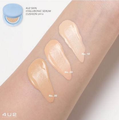 💧 4U2 Skin Hyaluronic Serum Cushion SPF50 PA+++