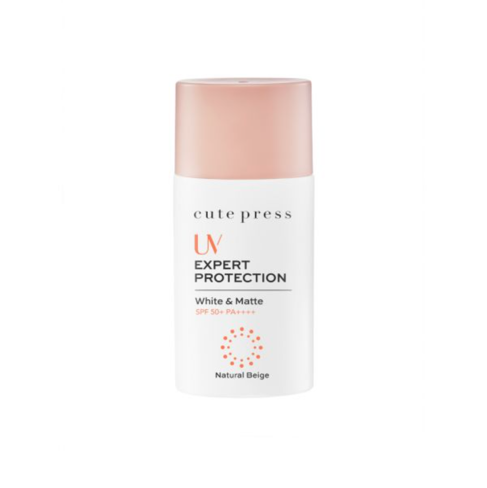 🌞 Cute Press UV Expert Protection White & Matte SPF50+ PA++++