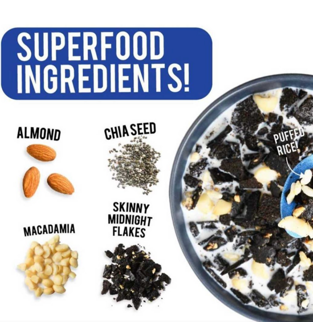 【タイ直送】 🌌 スキニーミッドナイトフレーク - 星空の夜のヘルシーシリアル 🌌