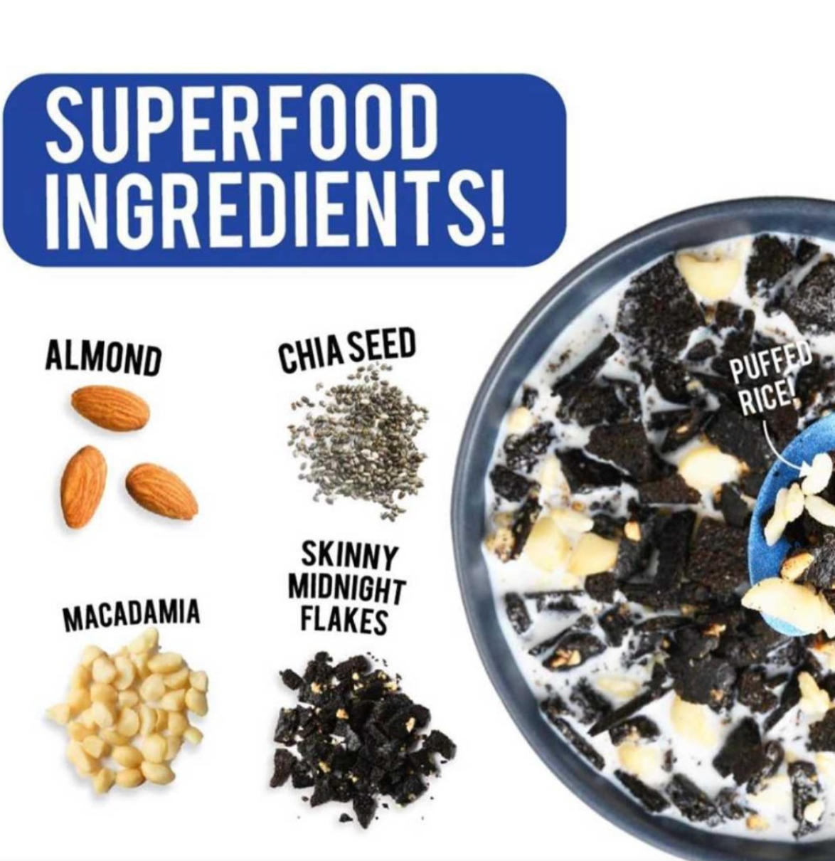 🌌 Skinny Midnight Flakes - Starry Night Healthy Cereal 🌌