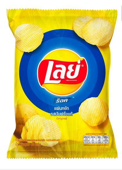 LAYS Rock Ridged Potato Chips Original Flavor