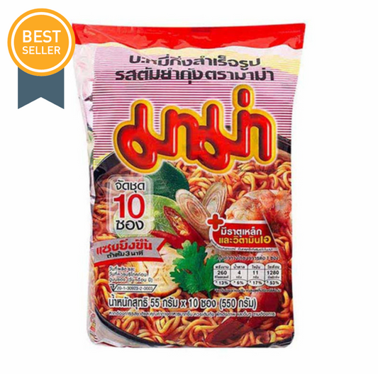 🍜🔥 MAMA Tom Yum Shrimp Instant Noodles