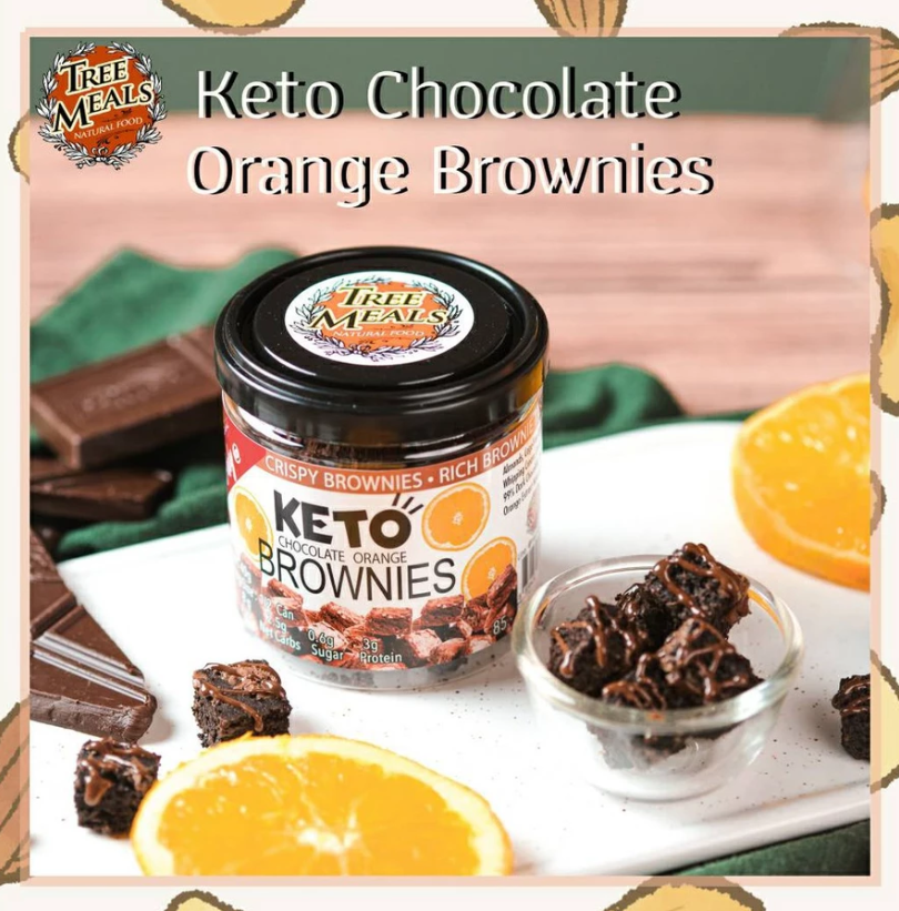 【タイ直送】 ツリーミールズ ケトブラウニー チョコレートオレンジ