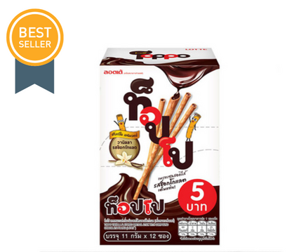 トッポ バニラプレッツェル（チョコレートフィリング入り）11g（12個入り）