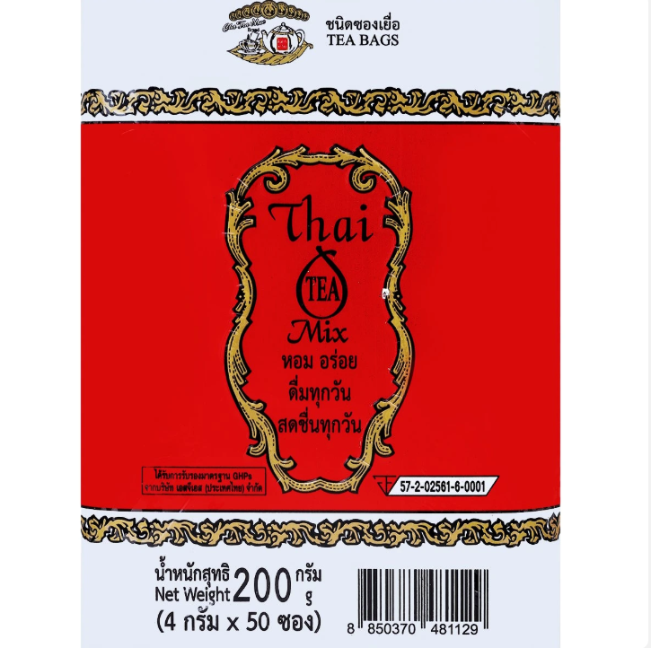 🧡 ChaTraMue 原味泰式紅茶（4g x 50 包）