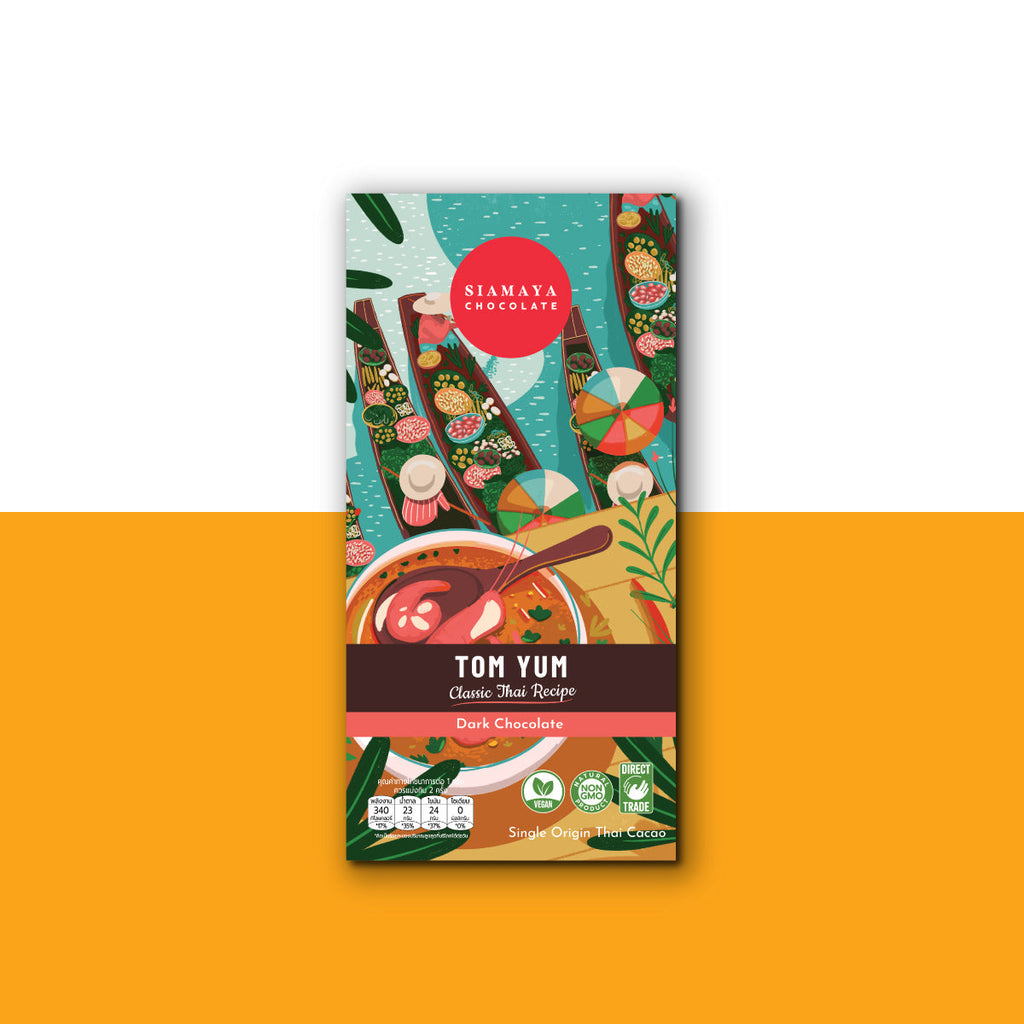 Siamaya Tom Yum Dark Chocolate Bar