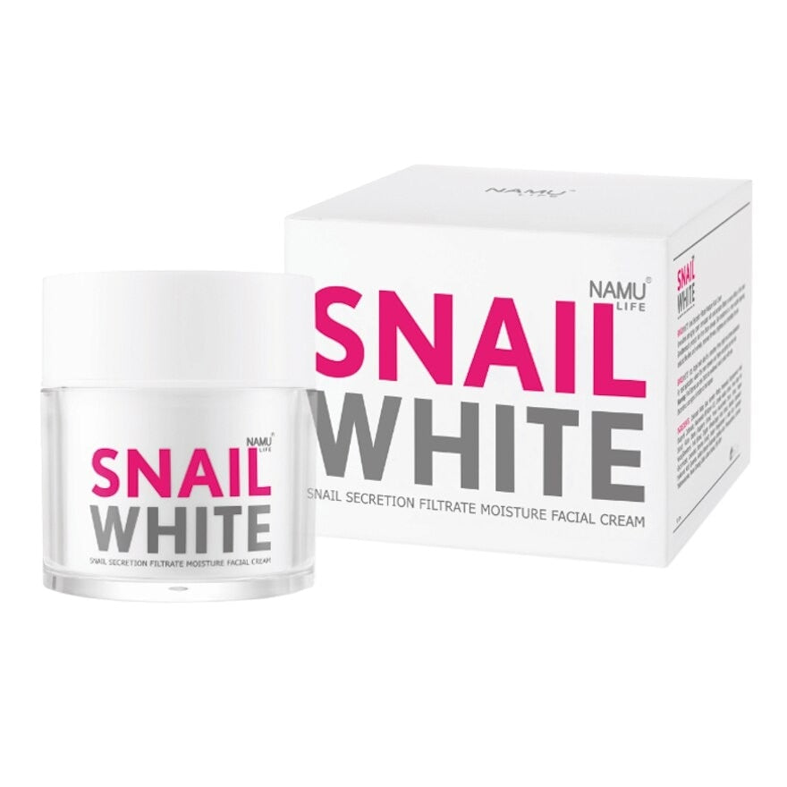 Snail White Moisture Facial Cream 50ml - Jar and Box